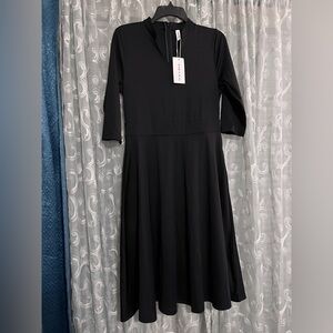 NModer classic Black A Line Dress